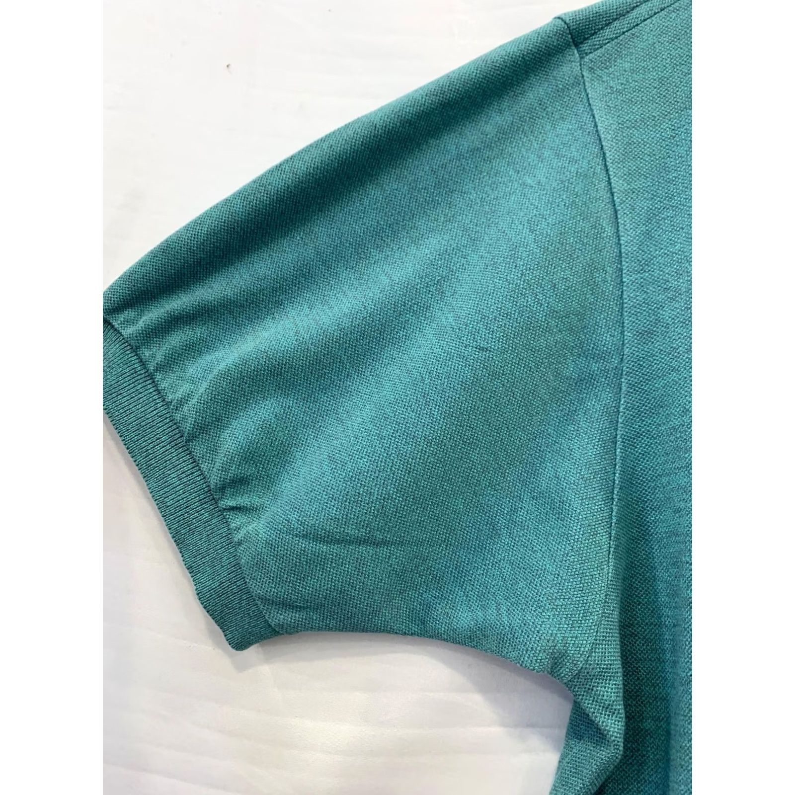 Lacoste VTG Lacoste Polo Shirt Made France Teal Heathered 80s XL Men Size US XL / EU 56 / 4 - 8 Thumbnail