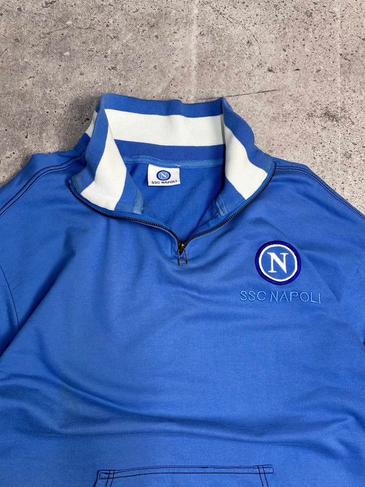 Nike SSC Napoli vintage football sweatshirt retro Italia 00s Size US L / EU 52-54 / 3 - 4 Thumbnail