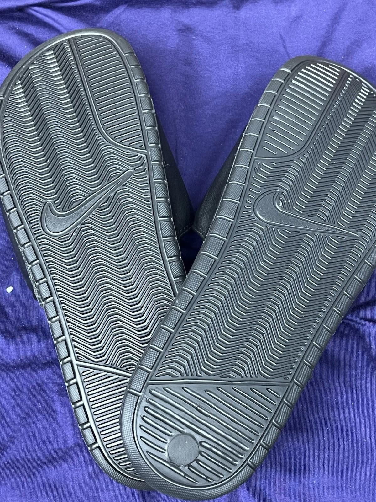 Nike Nike Benassi 12 JDI Black/White Men Slides Sandal 343880090 Size US 12 / EU 45 - 7 Thumbnail