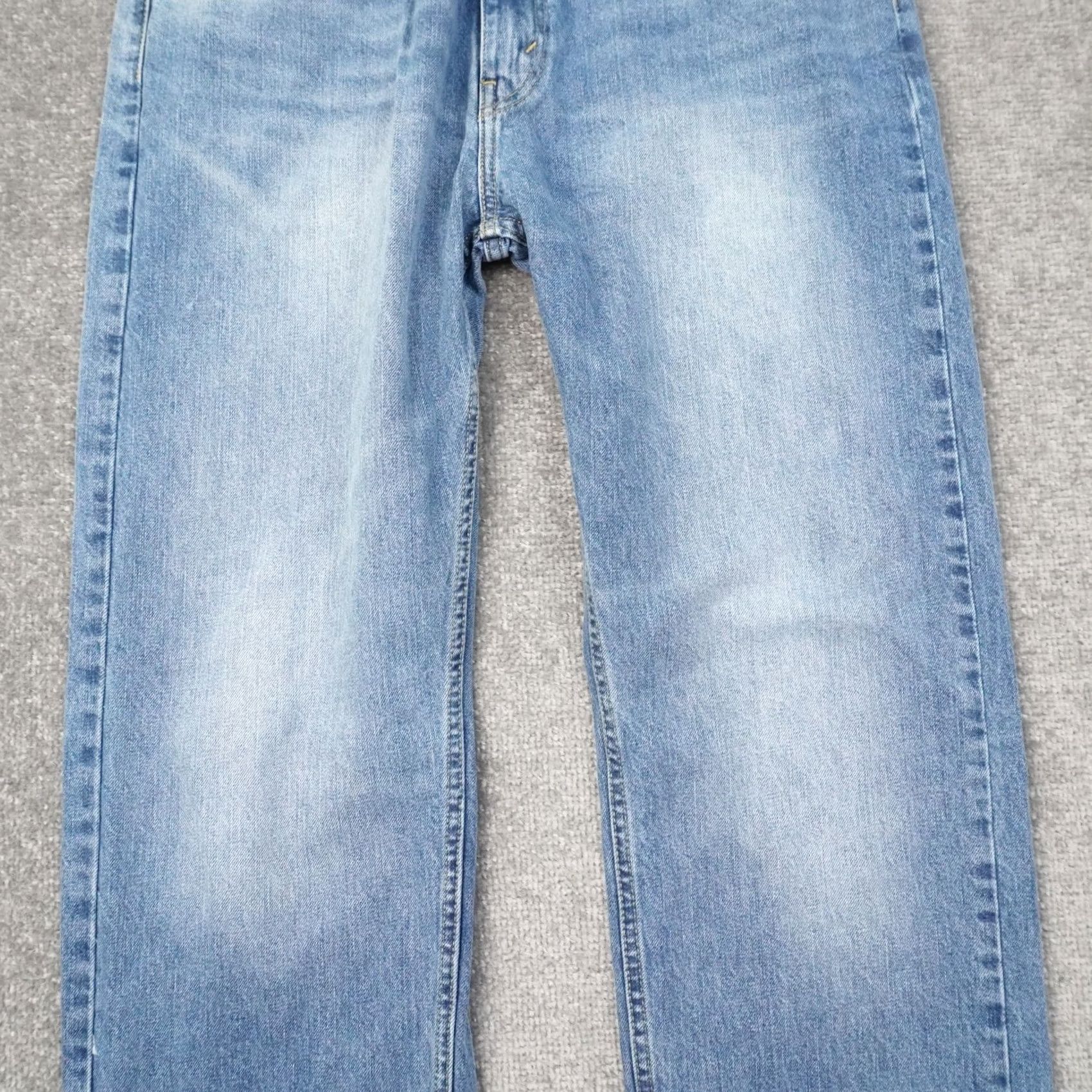 Levi's Levi's 505 Straight Leg Mens 36x32 Medium Wash Blue Denim Jeans Size US 36 / EU 52 - 7 Thumbnail