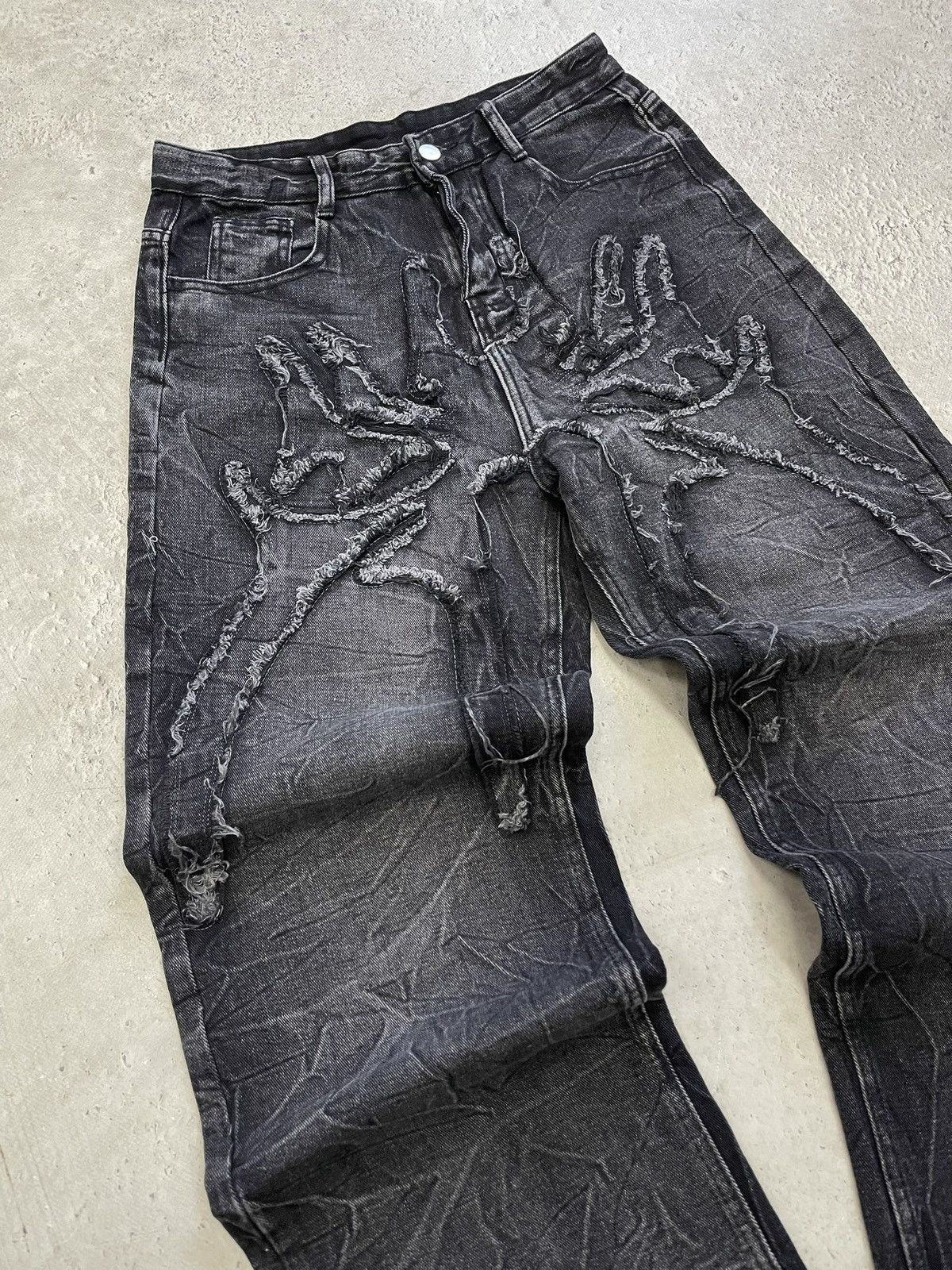 JNCO JNCO style y2k fashion distressed jeans hype baggy fit y2k Size US 32 / EU 48 - 2 Thumbnail