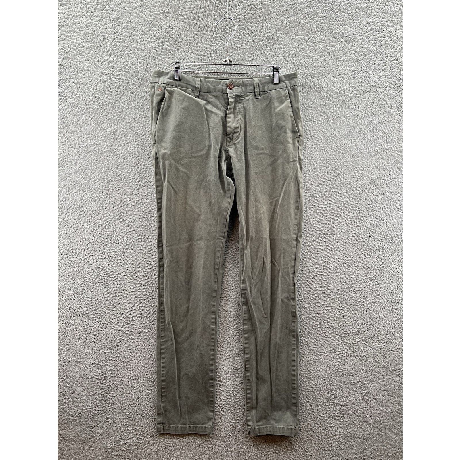 Scotch & Soda Scotch & Soda Stuart Pants 29x32 Moss Green Chino Amsterdam Size US 29 - 1 Thumbnail
