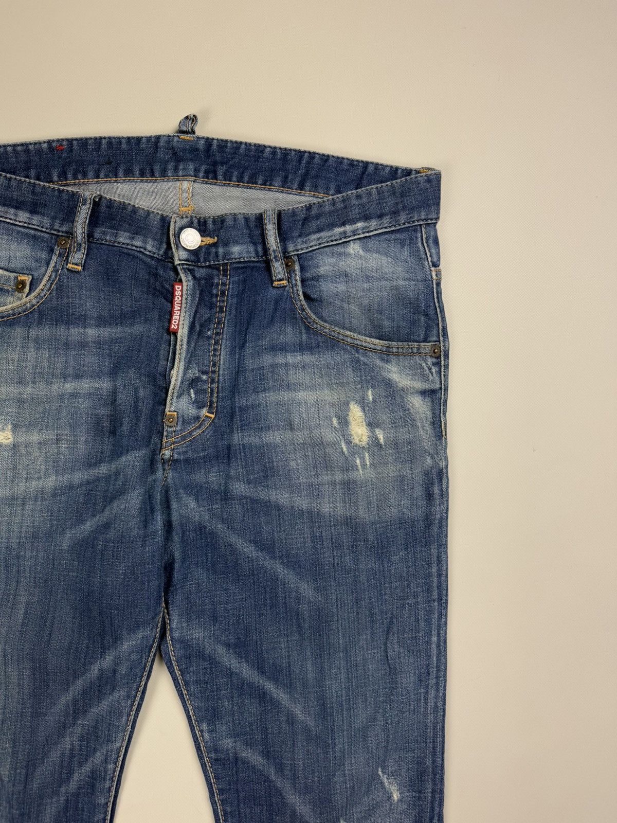 Dsquared2 Dsquared Men’s Distressed Denim Skater Skinny Jeans Size US 30 / EU 46 - 8 Thumbnail