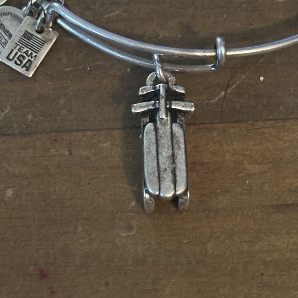 Other Alex and Ani Team USA sled adjustable bangle bracelet Size ONE SIZE - 5 Thumbnail