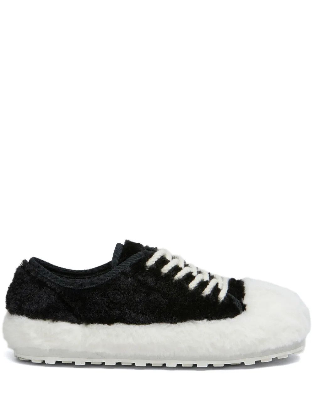 Marni o1w1db11125 Teddy Lace Up Sneakers in Black/White Size US 5 / IT 35 - 2 Thumbnail