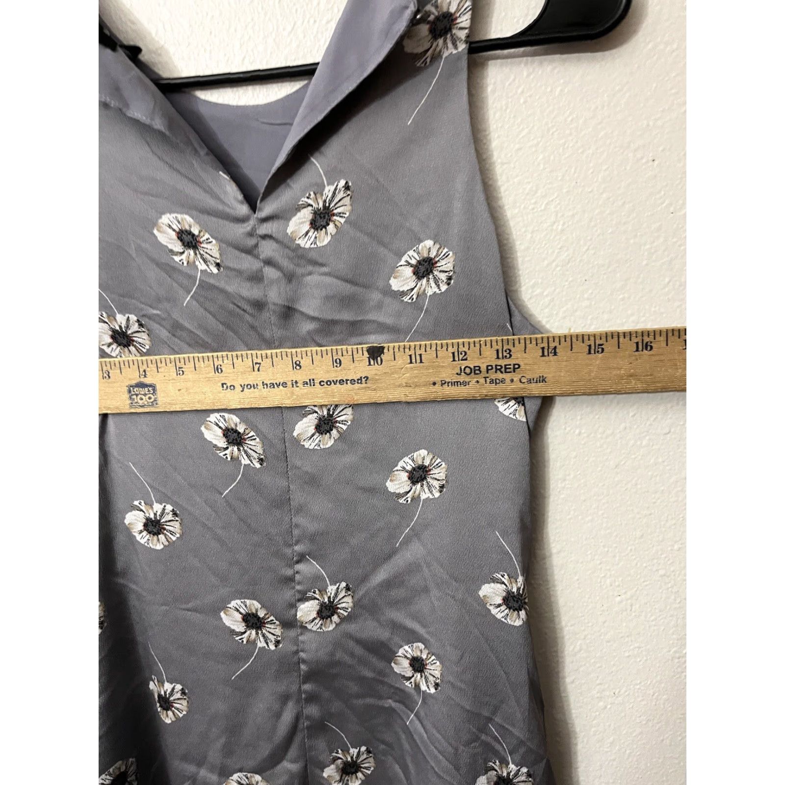 Banana Republic Women Banana Republic A-Line Dress Midi Floral Gray 6 Lined Dress Size 6 Womens Size M / US 6-8 / IT 42-44 - 4 Thumbnail