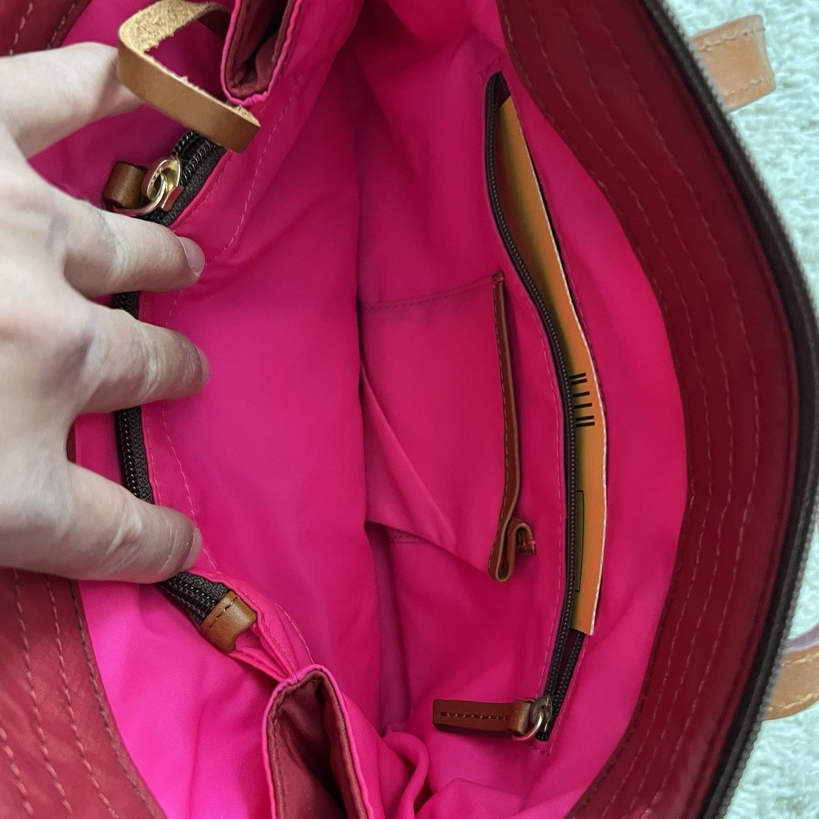 Dooney & Bourke Dooney & Bourke Vintage Betty Tote Satchel w/Leather Accent Size ONE SIZE - 11 Thumbnail