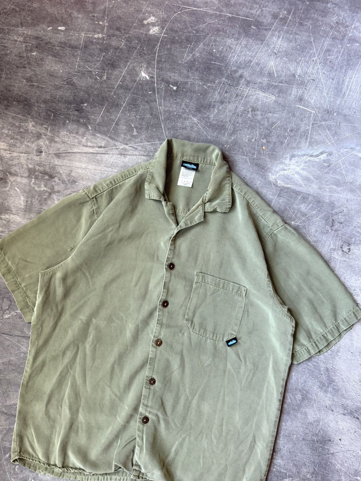KAVU Vintage Kavu Short-sleeve Buttondown Shirt (M) Size US M / EU 48-50 / 2 - 2 Thumbnail