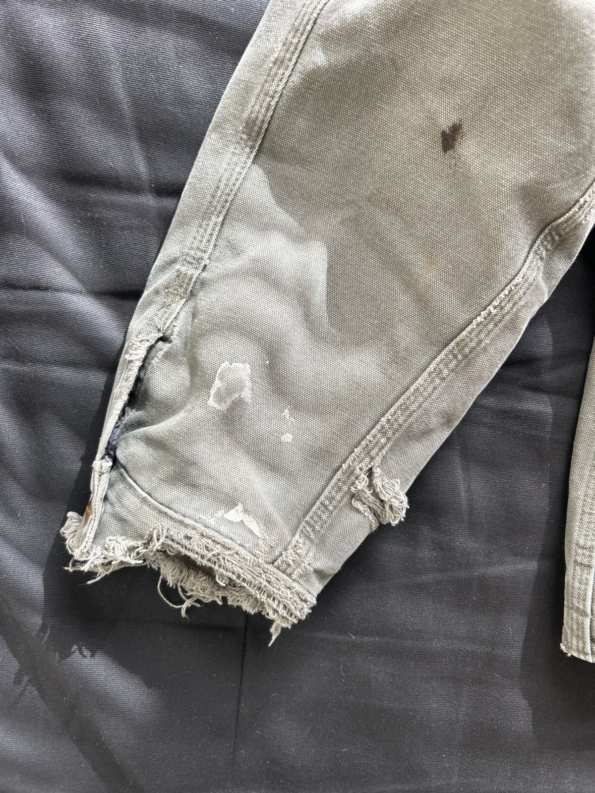 Carhartt Vintage Distressed Lined Carhartt jacket fringe Size US XXL / EU 58 / 5 - 3 Thumbnail