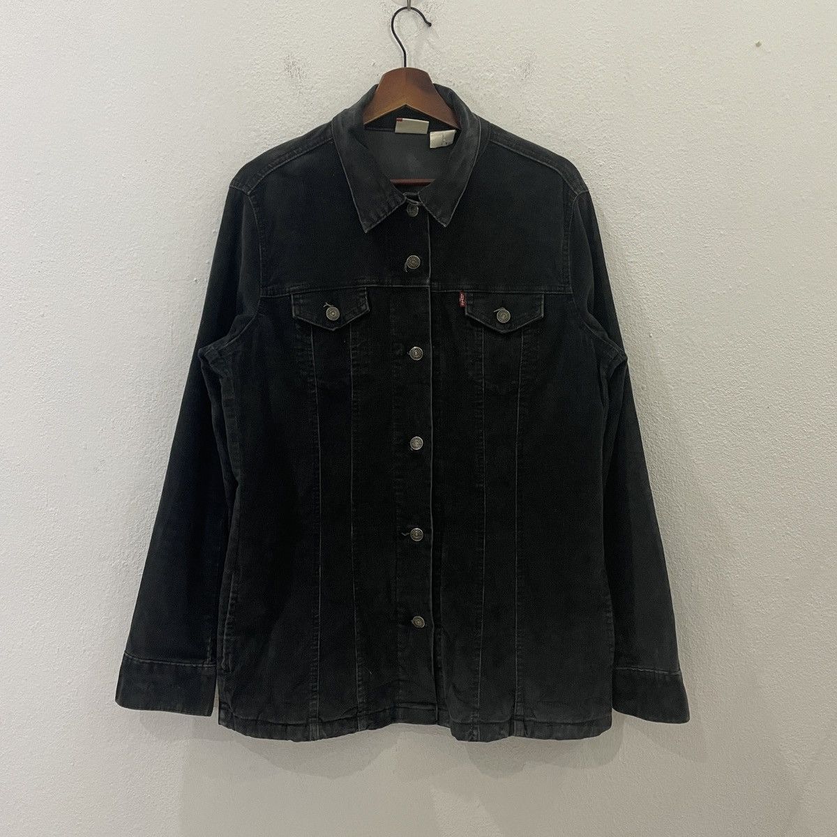 Levi's Vintage 90s Levis Red Tab Corduroy Jacket Size L / US 10 / IT 46 - 1 Thumbnail