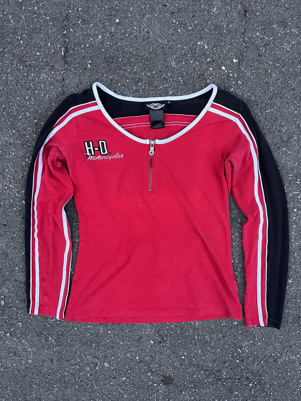 Harley Davidson × Vintage Harley Davidson vintage moto longsleeve Size S / US 4 / IT 40 - 1 Thumbnail
