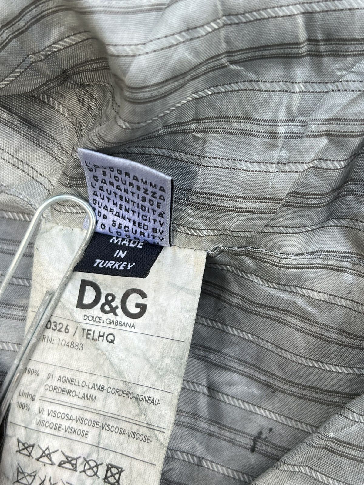 Dolce & Gabbana D&G ARCHIVAL “MULTI-ZIP” BLACK LAMBSKIN MOTO JACKET-size 50 Size US M / EU 48-50 / 2 - 21 Thumbnail