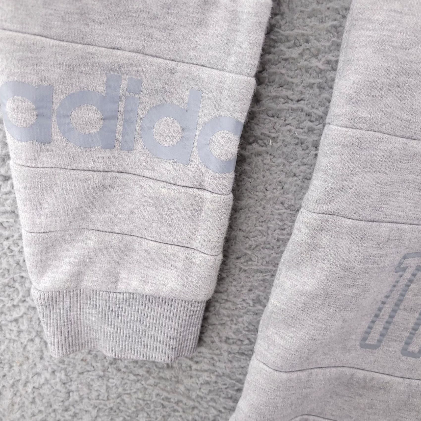 Adidas Adidas Hoodie Womens Medium Gray Pullover Sweatshirt Trefoil Gym Running Casual Size M / US 6-8 / IT 42-44 - 3 Thumbnail