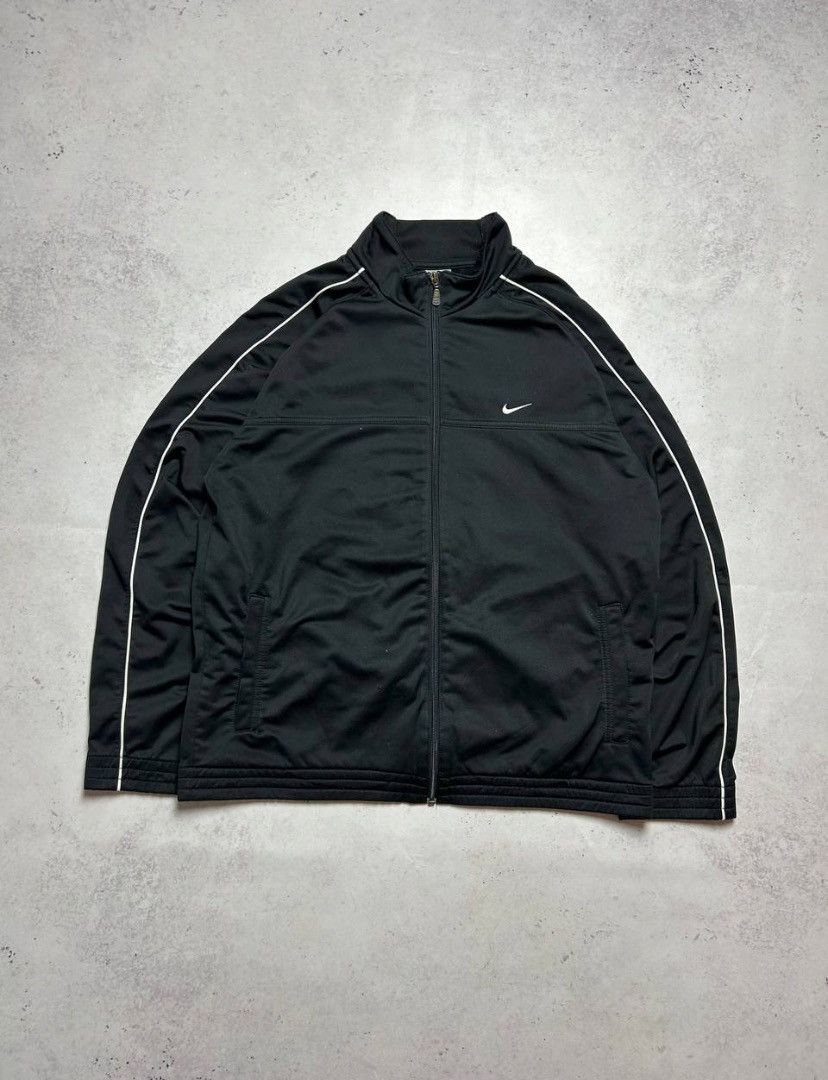 Nike × Vintage Vintage Nike Swoosh Zip-up Jacket Y2K L Size US L / EU 52-54 / 3 - 1 Thumbnail