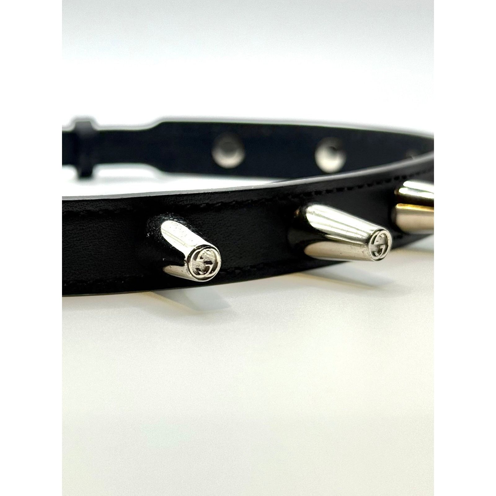 Gucci 2000s Gucci spike leather chocker necklace Size ONE SIZE - 2 Thumbnail