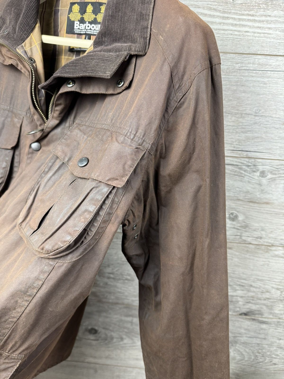 Barbour BARBOUR JACKET VINTAGE A94 FLYWEIGHT WAX UTILITY LARGE Size US L / EU 52-54 / 3 - 15 Thumbnail