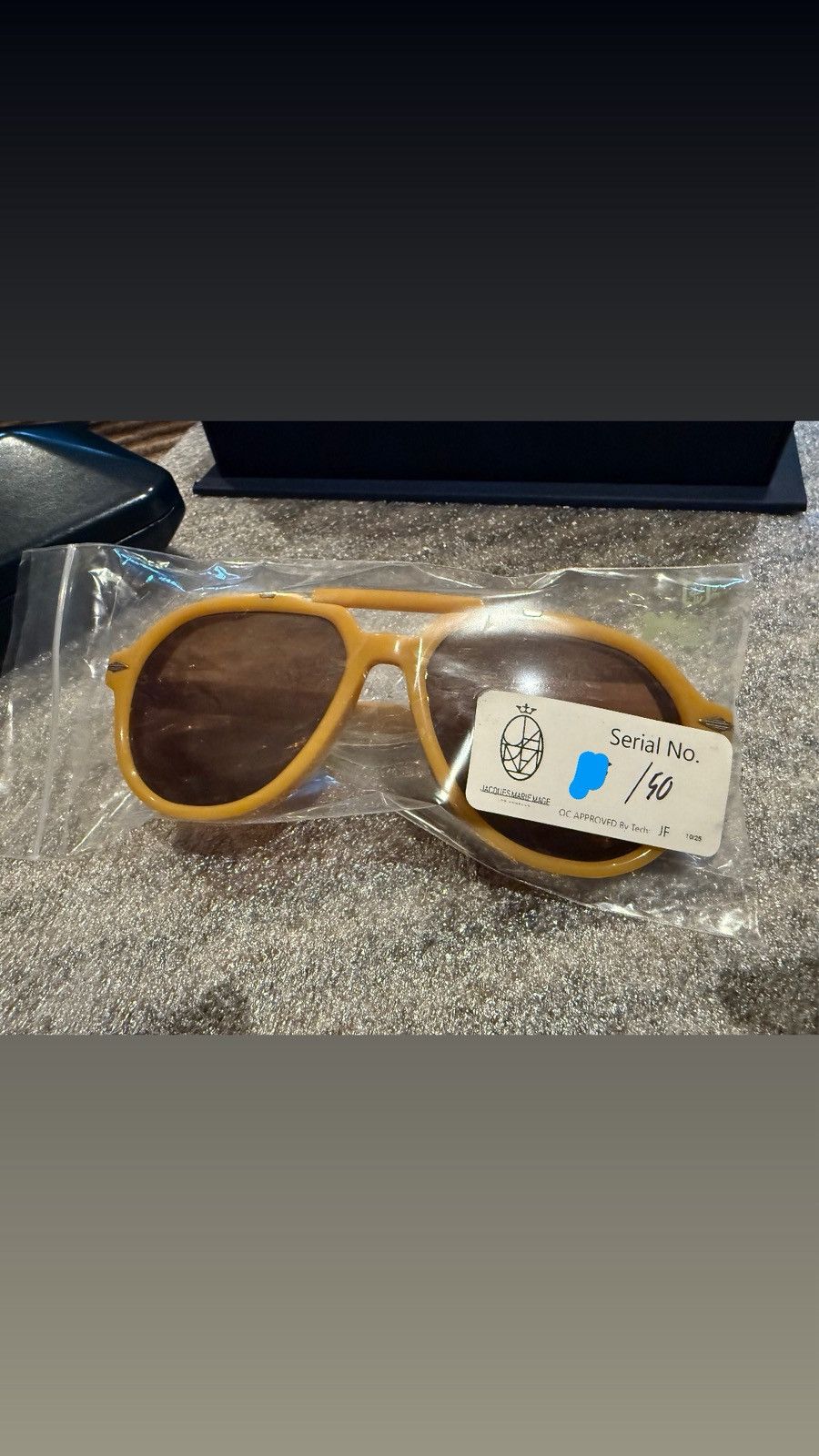 Jacques Marie Mage Jacques Marie Mage 1991 Senna in Mustard sunglasses rare Size ONE SIZE - 5 Thumbnail