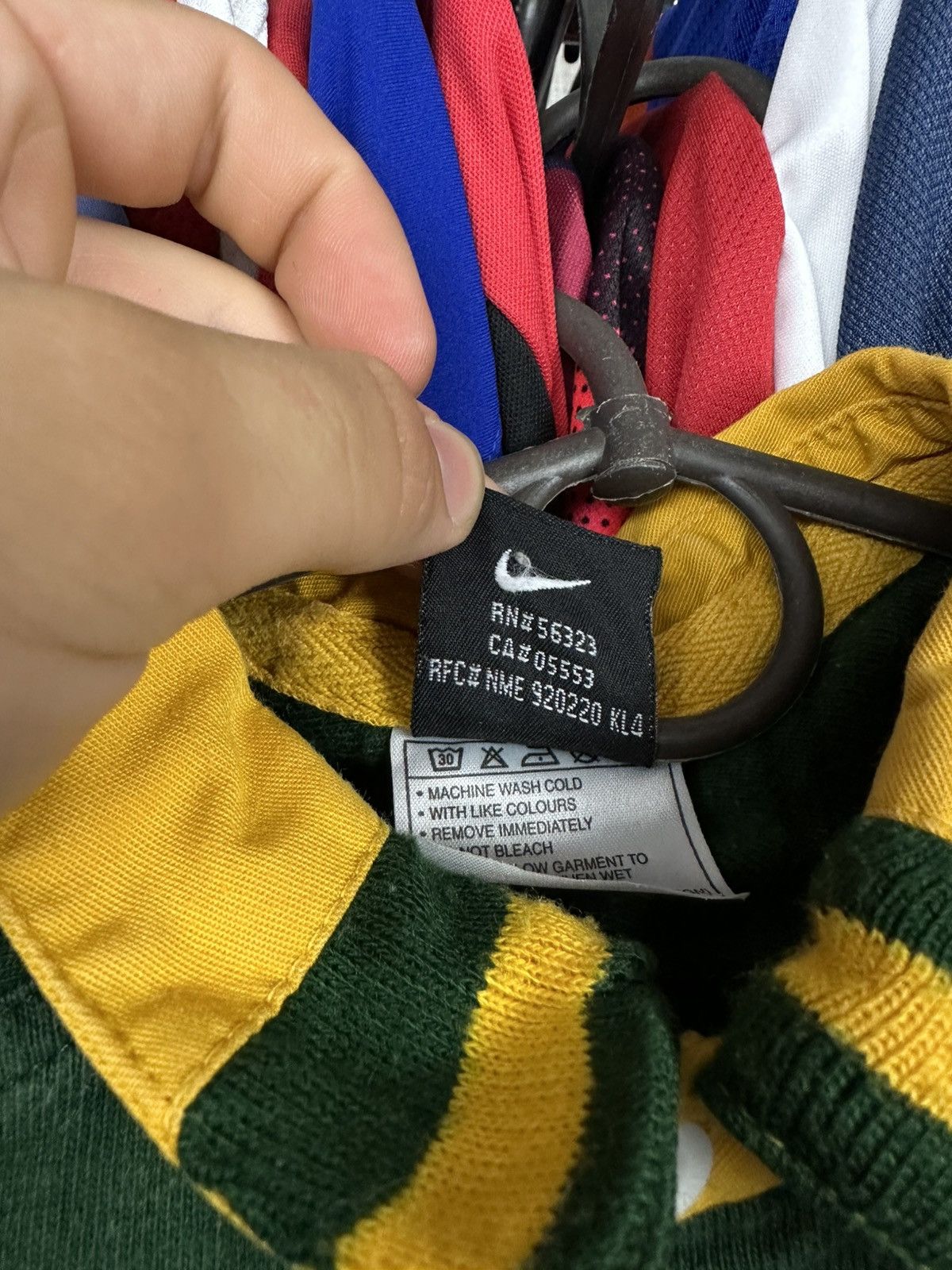 Nike × Vintage SOUTH AFRICA LONG SLEEVE NIKE VINTAGE JERSEY SHIRT 1998 Size US XL / EU 56 / 4 - 6 Thumbnail
