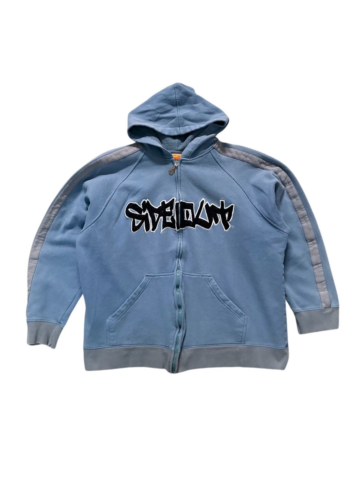 Sideout 90’s Sideout Vintage JNCO Style Zip Up Heavy Cotton Hoodie Size US L / EU 52-54 / 3 - 1 Thumbnail