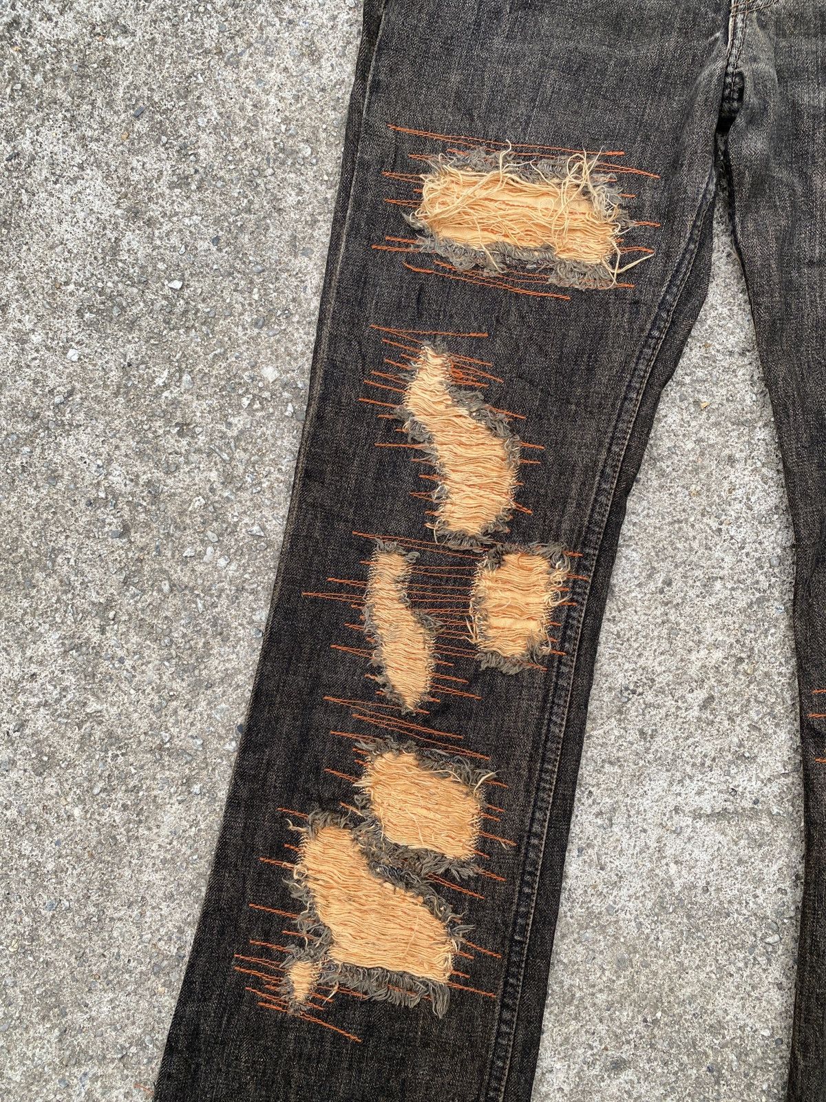 Levi's 2000s - Levi’s 517 Distressed Flare Denim Size US 29 - 6 Thumbnail
