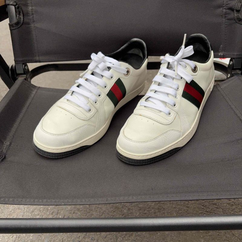 Gucci Gucci Low-Top Leather Sneakers for Men Size US 8.5 / EU 41-42 - 1 Thumbnail