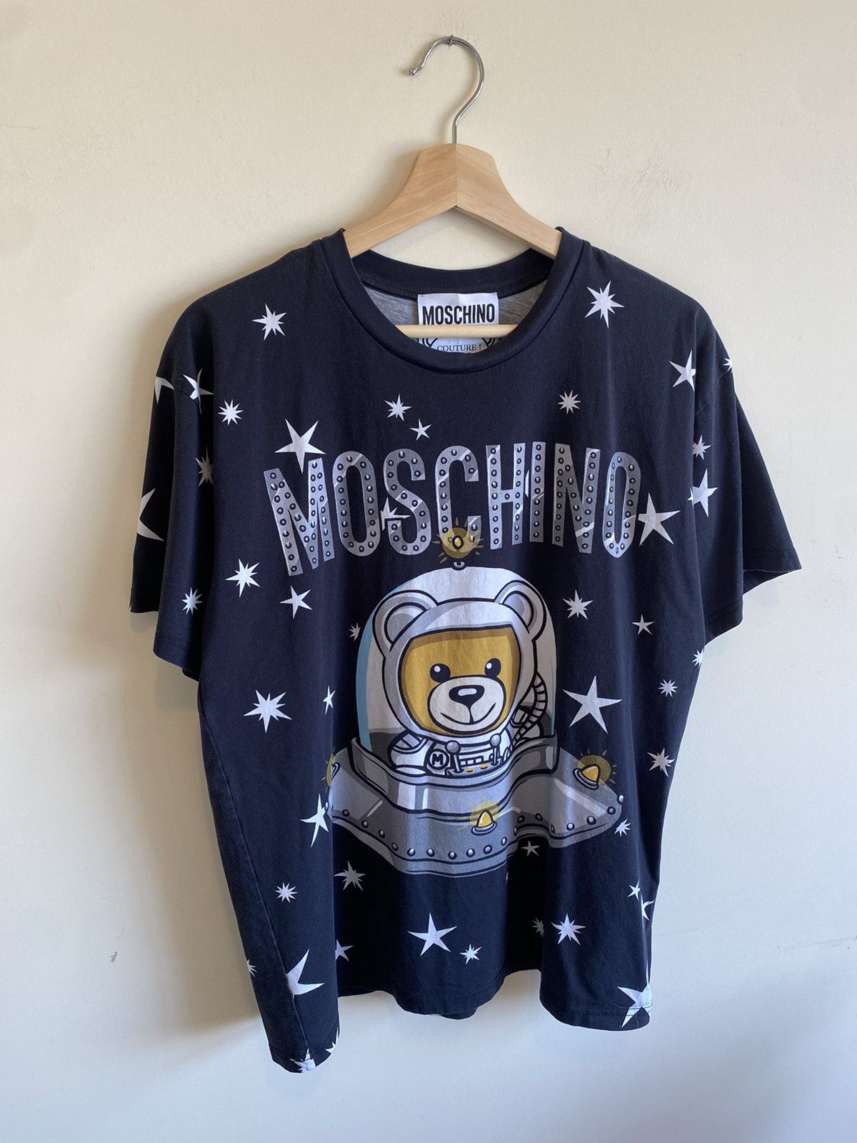 Moschino Y2K Moschino Space Bear Couture Teddy Alien 2000s Size US S / EU 44-46 / 1 - 1 Thumbnail