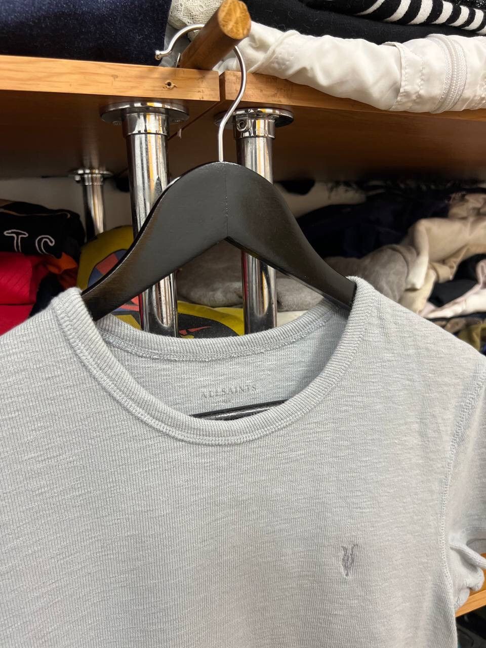 Allsaints Allsaints Logo Sky Blue Hype Crew Tee T-shirt Large Size US S / EU 44-46 / 1 - 6 Thumbnail