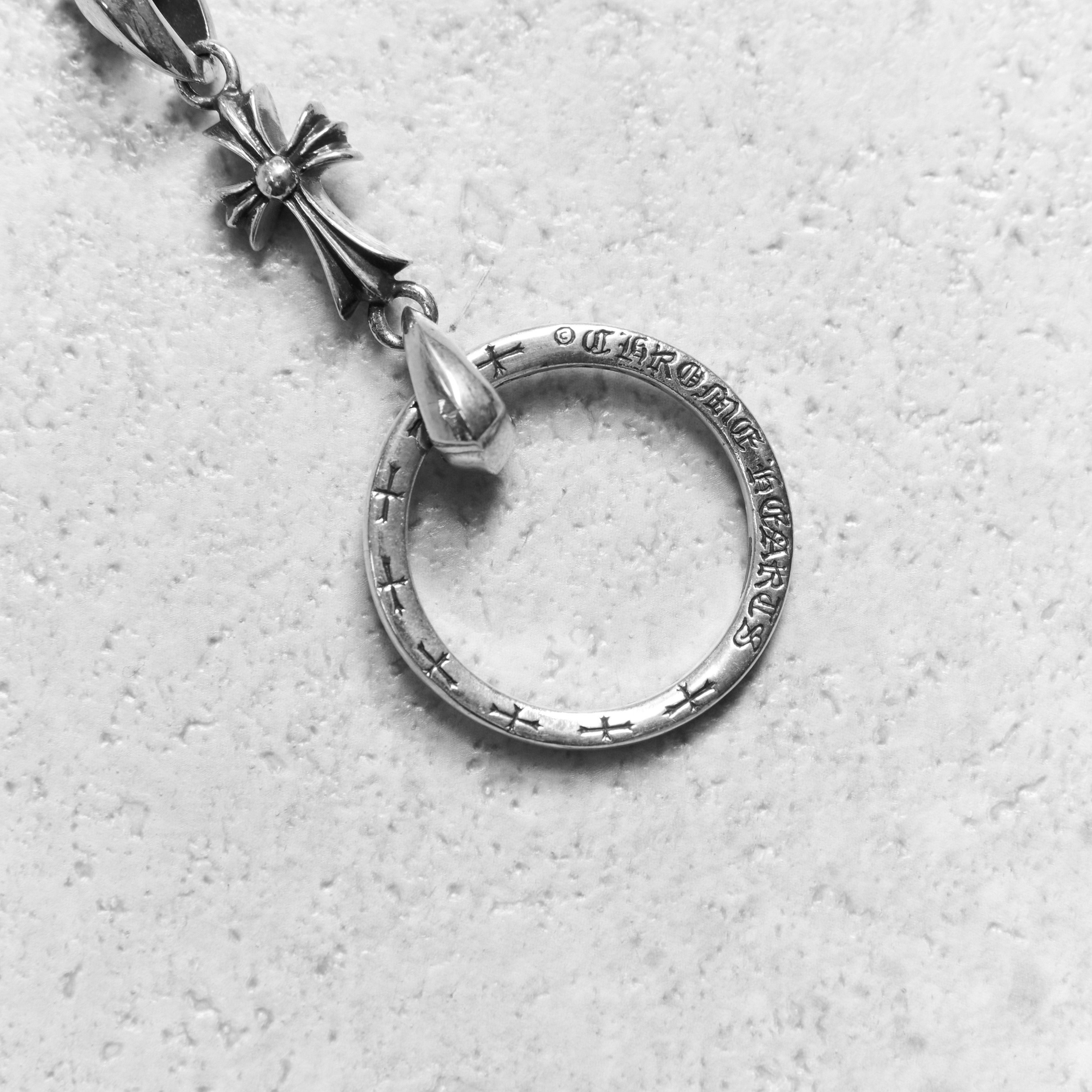 Chrome Hearts CHROME HEARTS Ball Chain Necklace Silver Cross Size ONE SIZE - 6 Thumbnail
