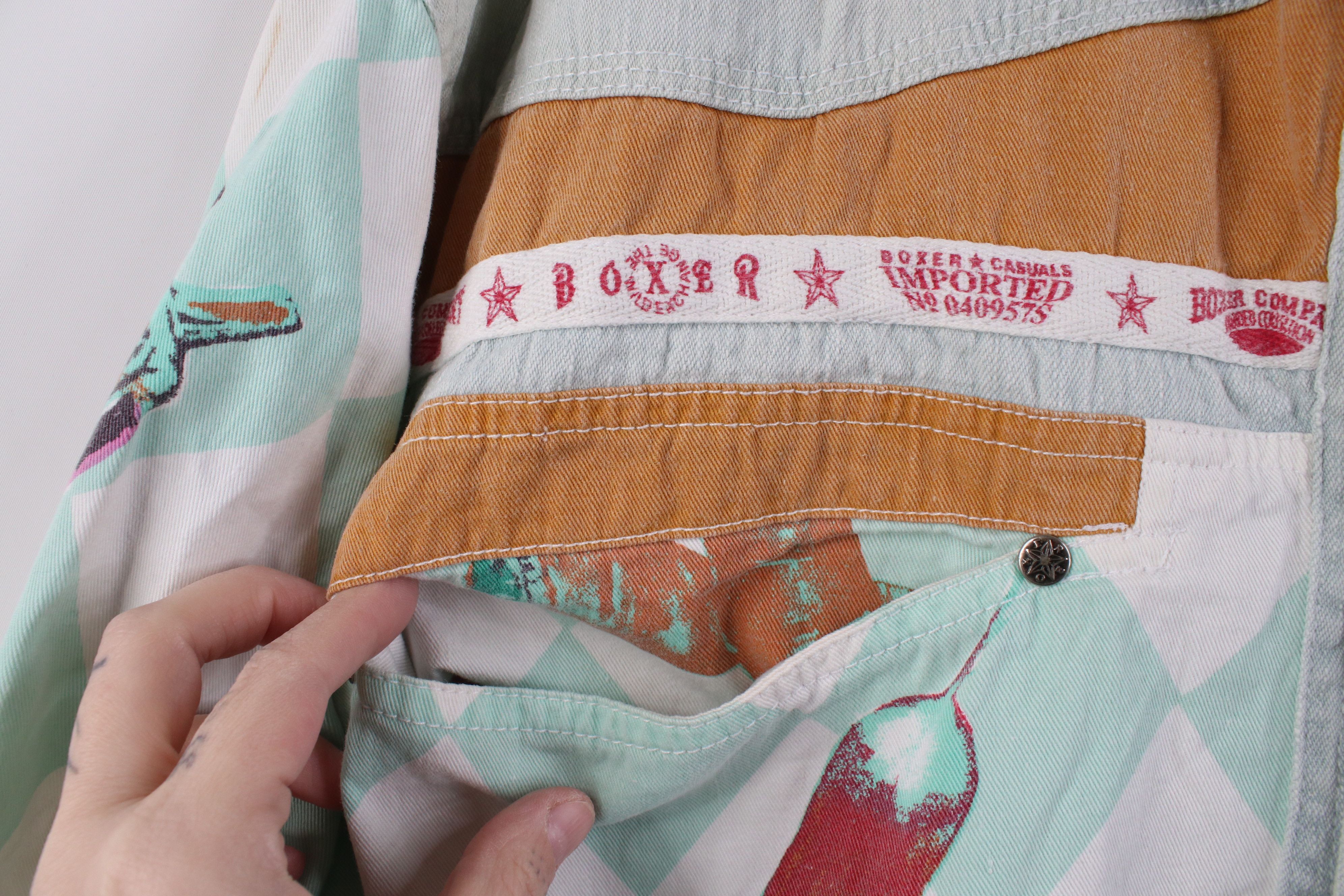 Vintage Vintage 90s Streetwear All Over Print Button Shirt Size US S / EU 44-46 / 1 - 9 Thumbnail