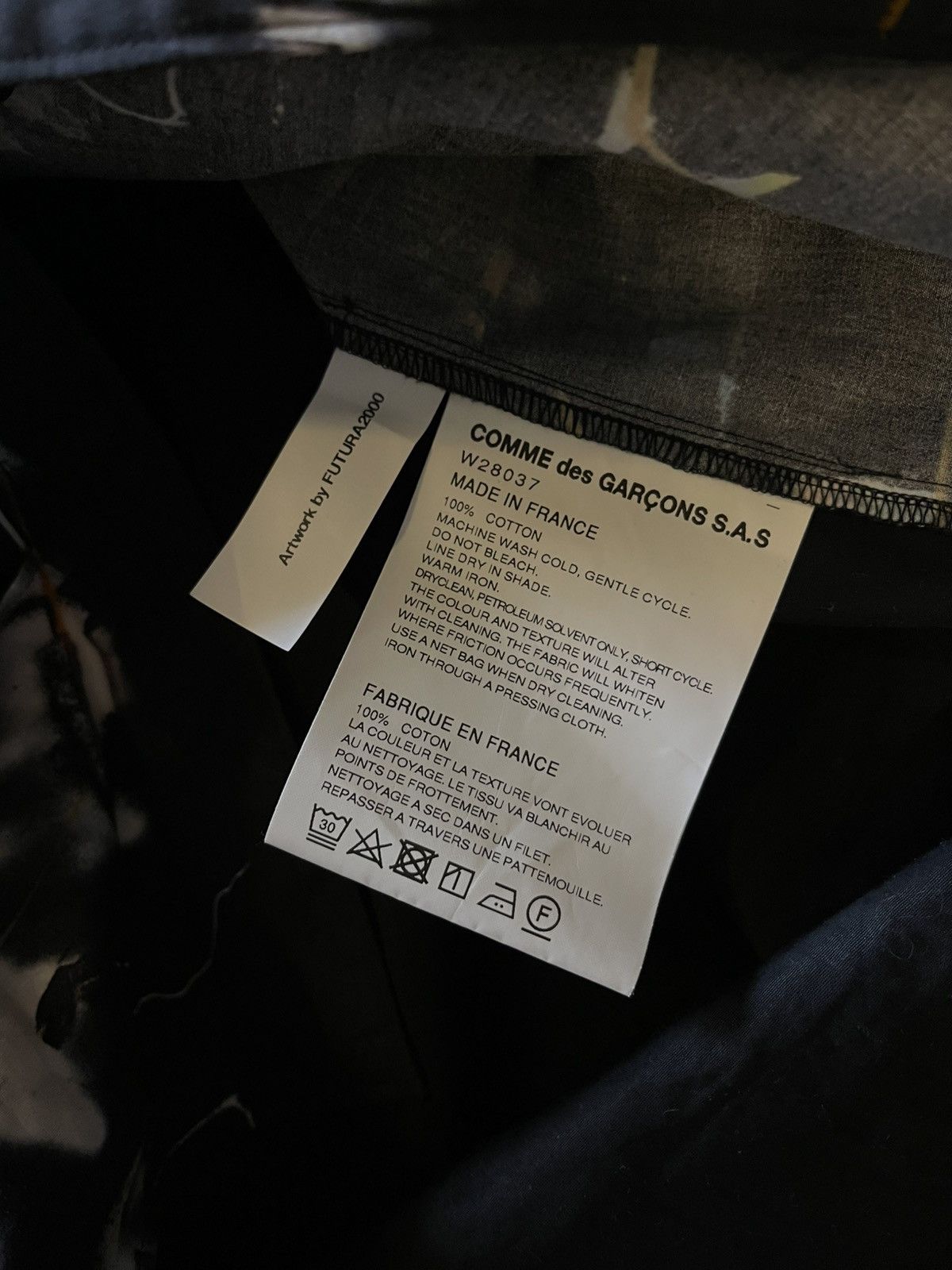 Comme des Garcons Comme des Garçons SHIRT x Futura 2000 Rare Lattice Button Up Size US M / EU 48-50 / 2 - 9 Thumbnail