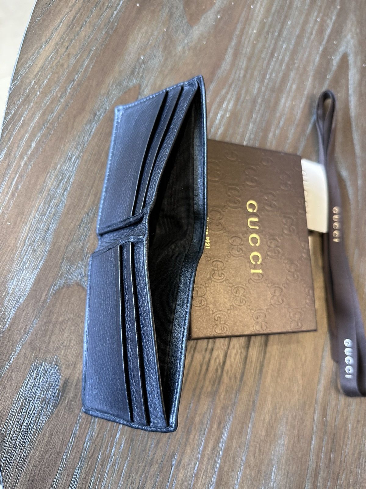 Gucci Gucci Bifold Leather Wallet Size ONE SIZE - 6 Thumbnail
