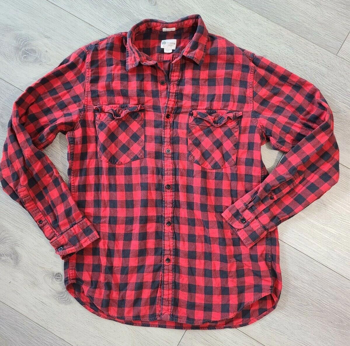 J.Crew J Crew Plaid Shirt Medium Buffalo Tailored Fit Shirtlings Size US M / EU 48-50 / 2 - 1 Thumbnail