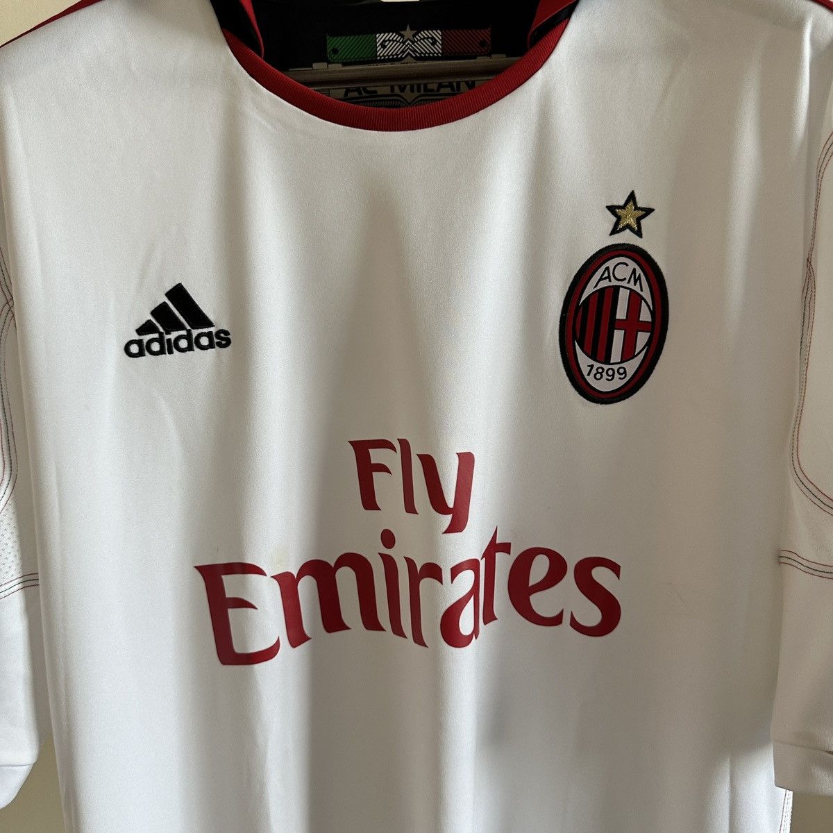 Adidas × Vintage 2010/11 AC MILAN IBRAHIMOVIC #11 AWAY SHIRT SIZE XL ADIDAS Size US XL / EU 56 / 4 - 5 Thumbnail