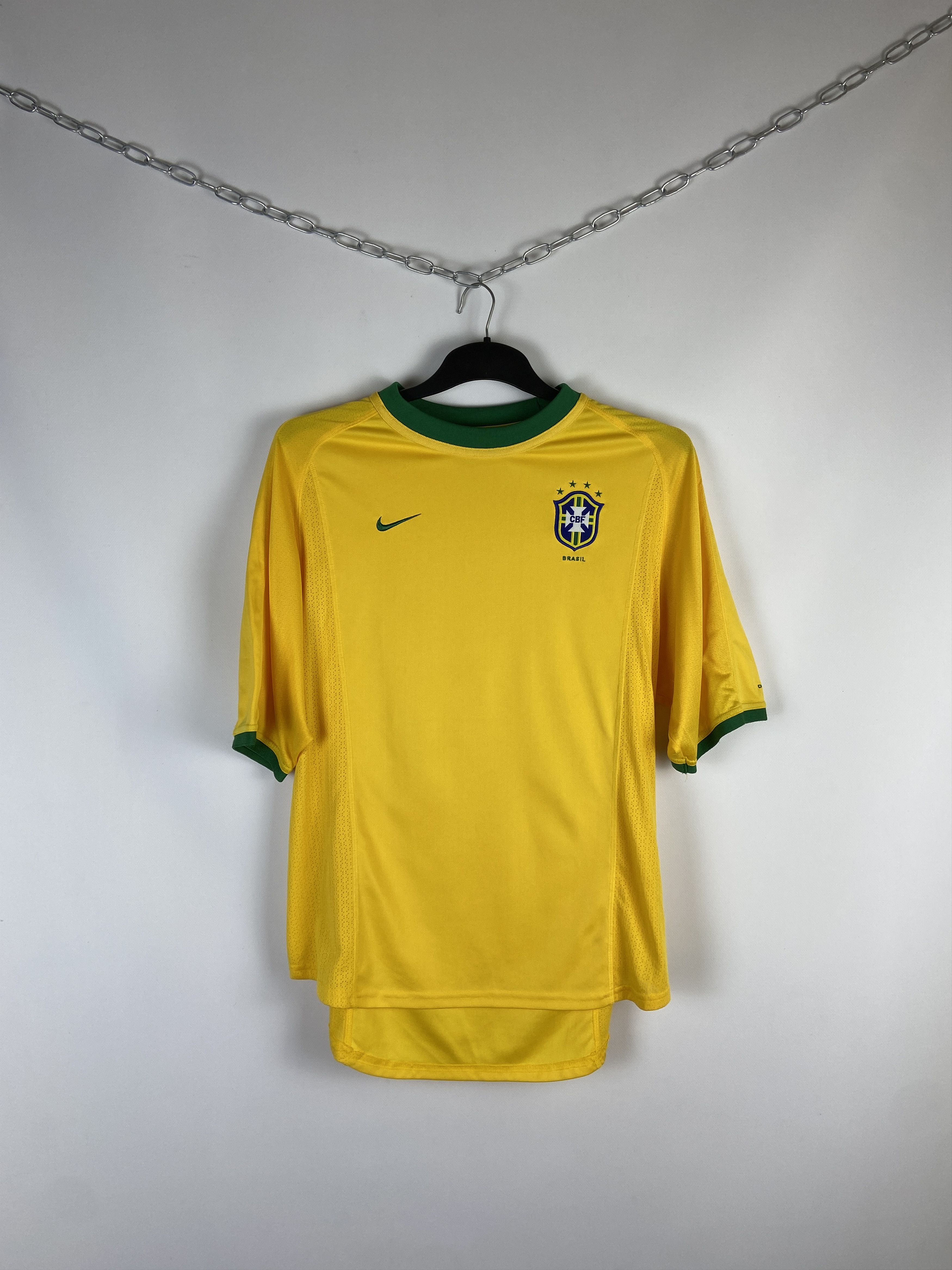 Nike Vintage Brazil Nike Soccer Jersey Size US XL / EU 56 / 4 - 1 Thumbnail