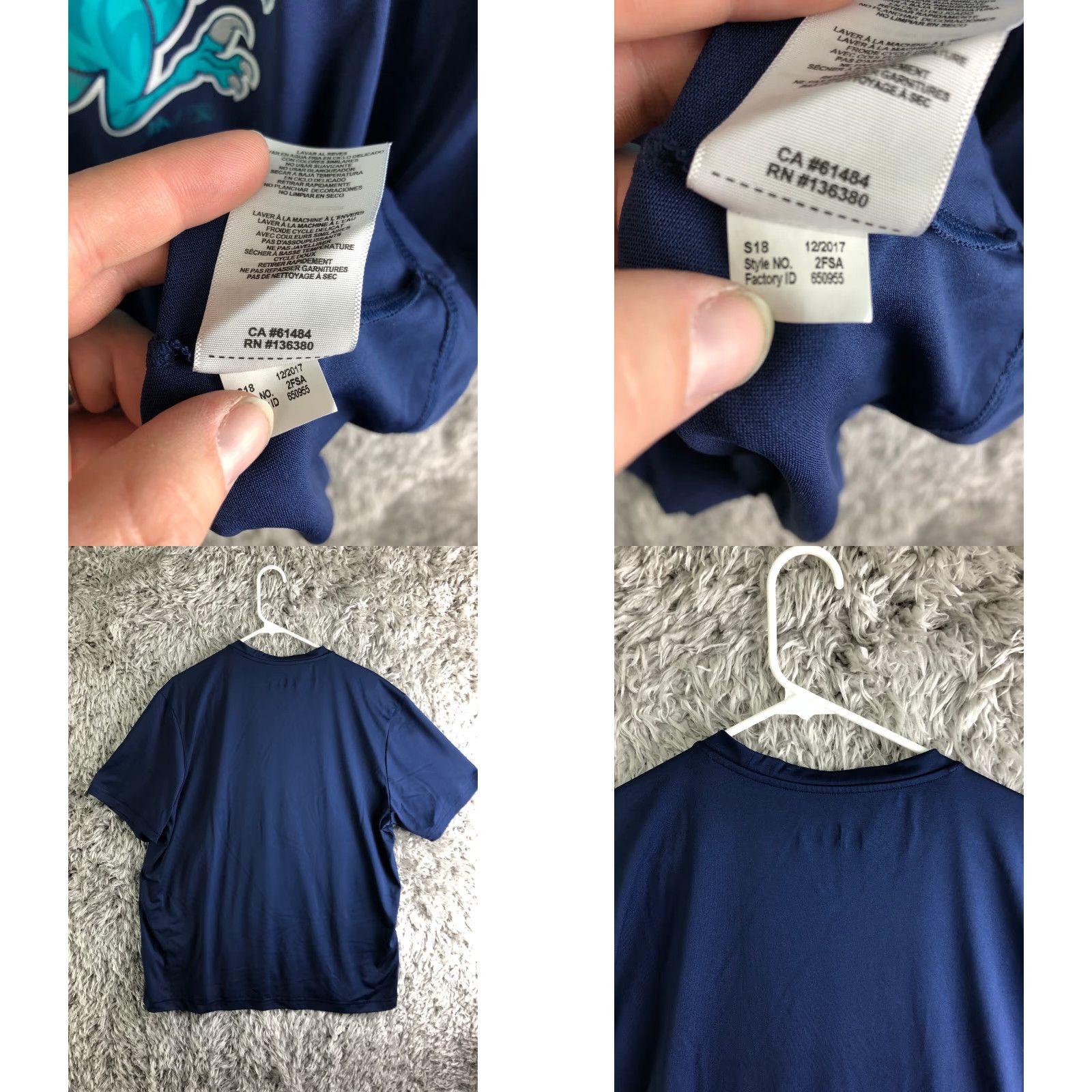 Vintage Majestic T Shirt Mens XL Blue Raptors Graphic Crew Neck Short Sleeve 90s Sports Logo (Blue) Pear Initially Size US XL / EU 56 / 4 - 8 Thumbnail
