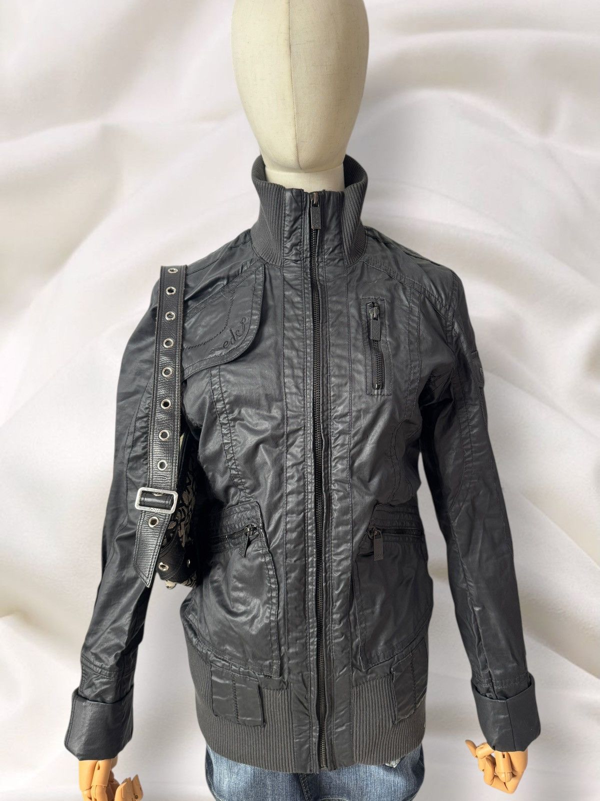 If Six Was Nine Esprit Vintage Japan Style Y2K Military Utility Jacket Size S / US 4 / IT 40 - 1 Thumbnail