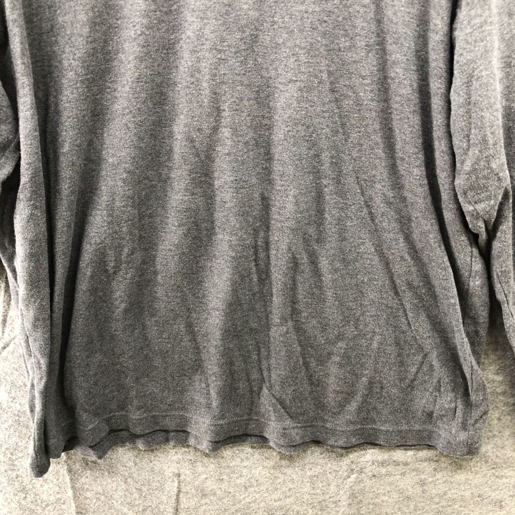 Vintage L.L. Bean Turtleneck Long Sleeve T Shirt Mens L Gray Cotton Size US L / EU 52-54 / 3 - 4 Thumbnail