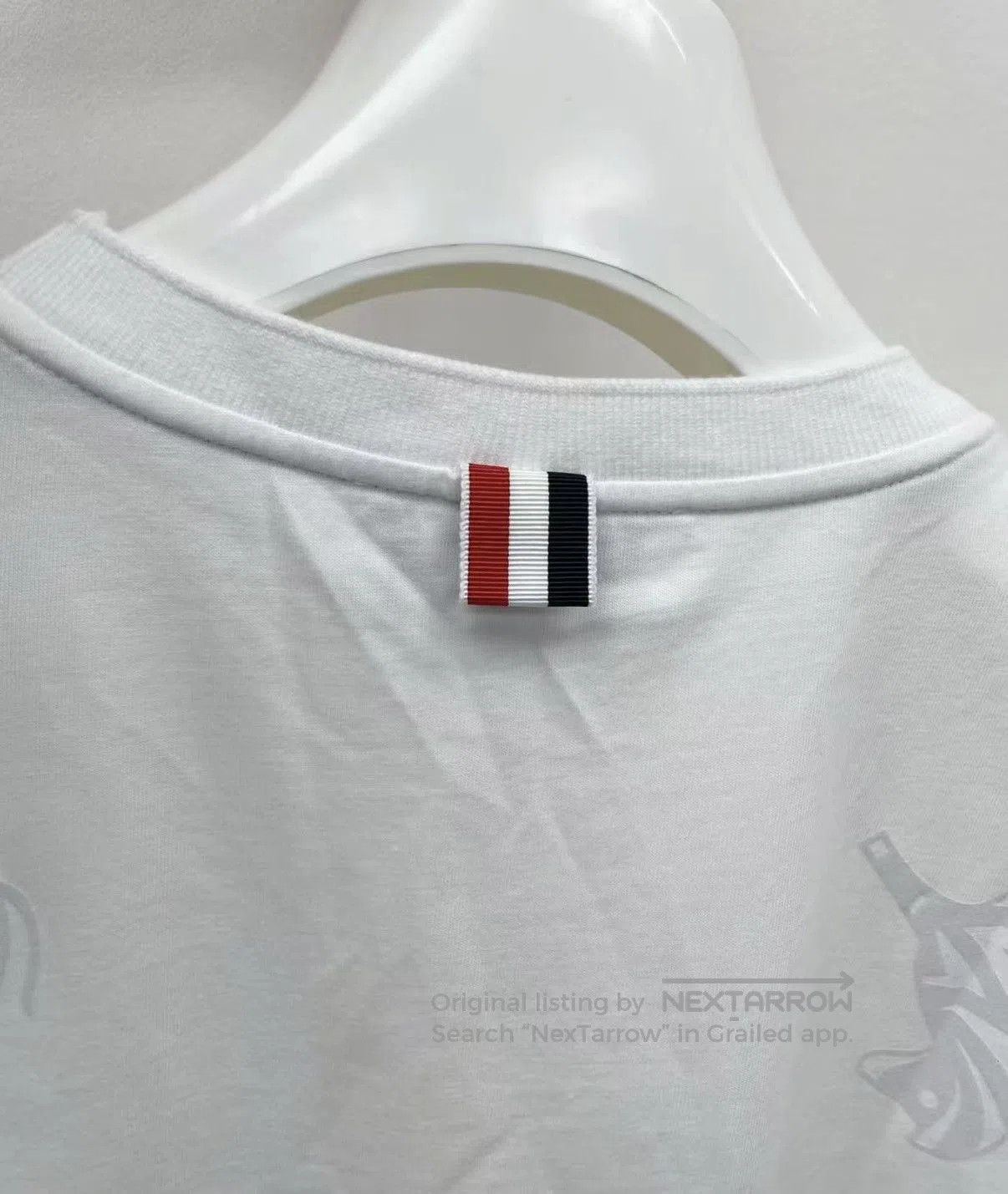 Thom Browne White Animal Print Short Sleeve T. Size US L / EU 52-54 / 3 - 8 Thumbnail