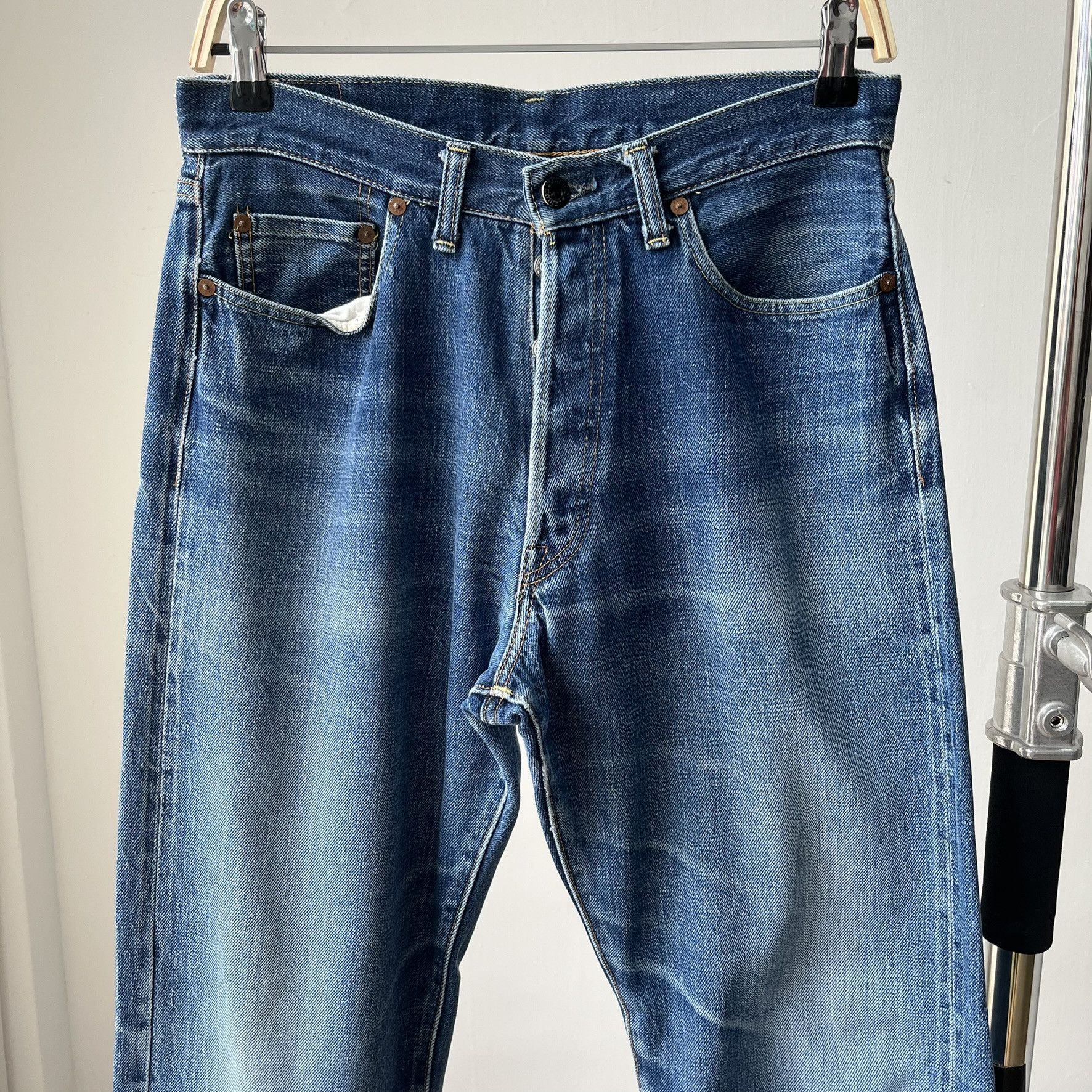 Denime Size 29x31 Vintage 80s Denime Japan Denim Jeans S1508 Size US 29 - 2 Thumbnail