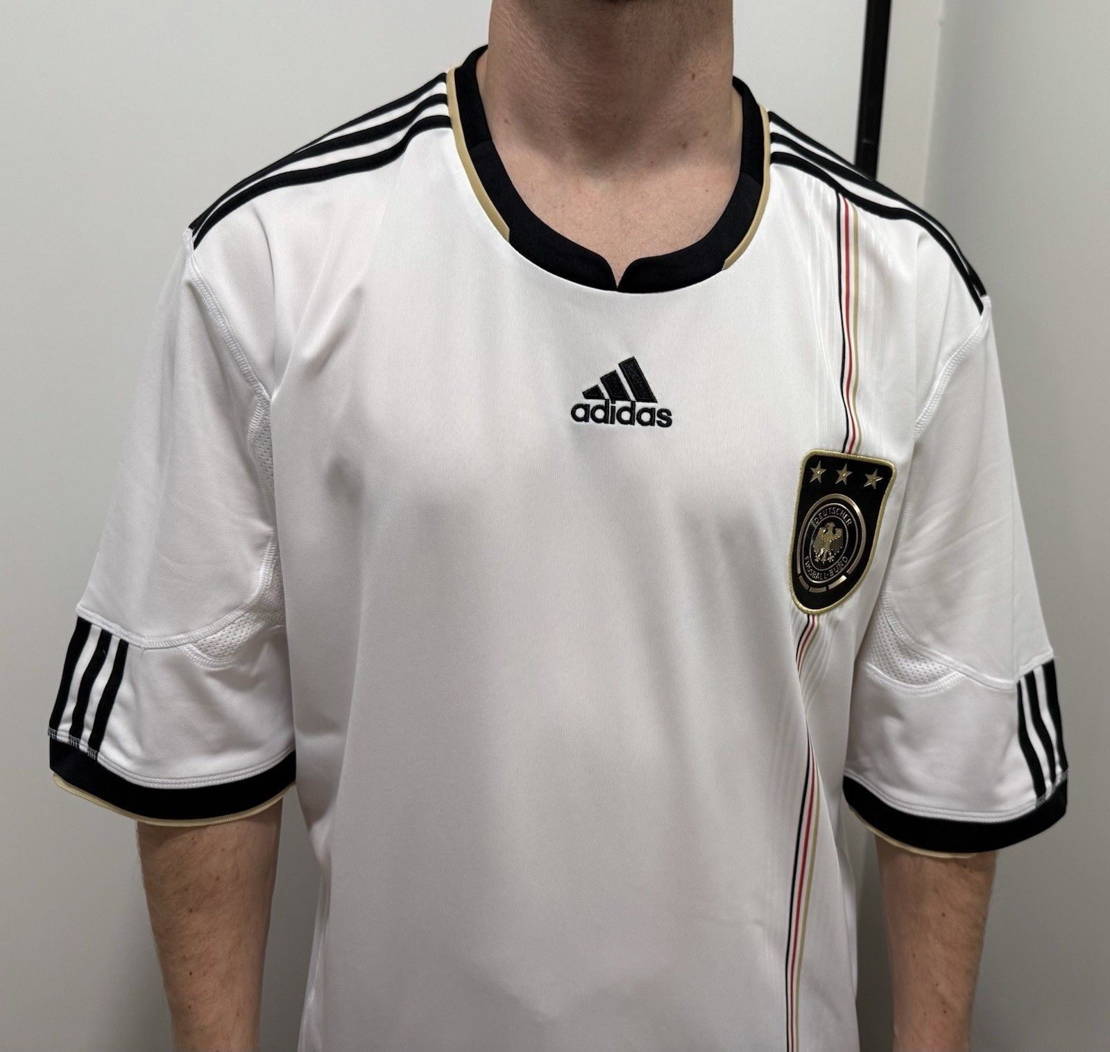Adidas National Team Germany 2010/2012 Home Jersey Soccer Football Size US XXL / EU 58 / 5 - 3 Thumbnail
