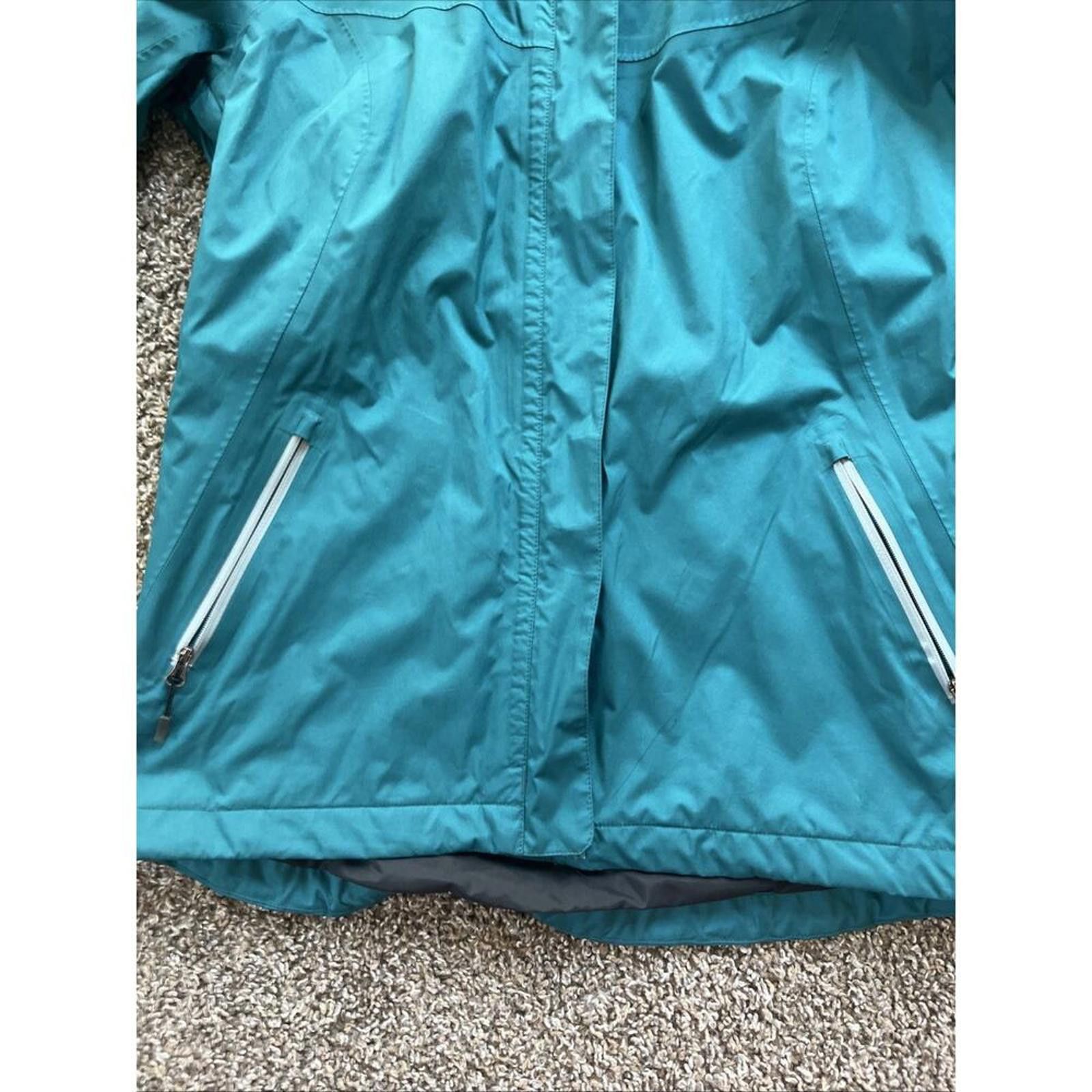 Columbia Columbia Women's Waterproof Rain Jacket in Teal Size M / US 6-8 / IT 42-44 - 3 Thumbnail