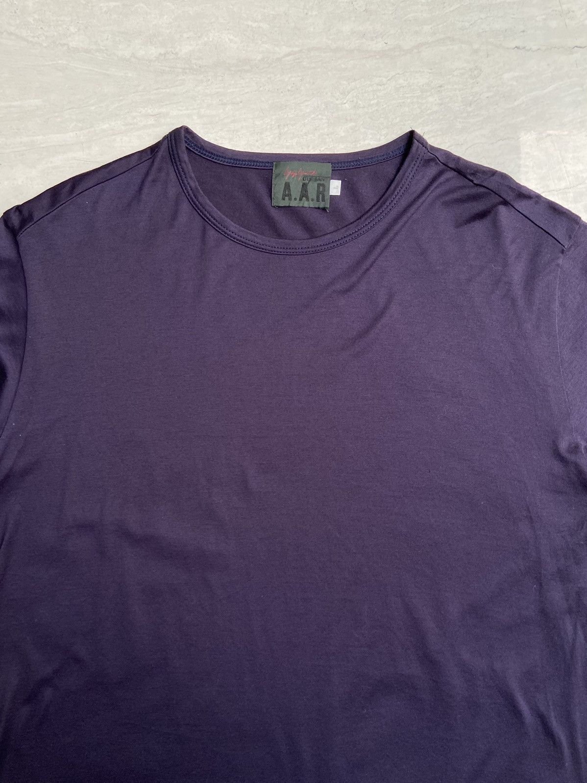 Designer A.A.R Yohji Yamamoto Purple Long Sleeve T-shirt Size US S / EU 44-46 / 1 - 3 Thumbnail