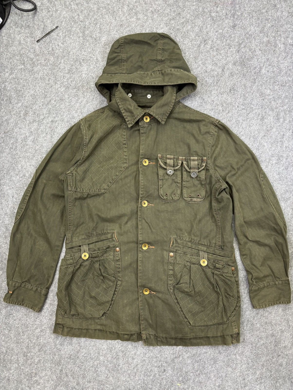 Edwin 💥Archival💥Edwin Guerilla Style HBT Fabric Jacket F919 Size US L / EU 52-54 / 3 - 23 Thumbnail