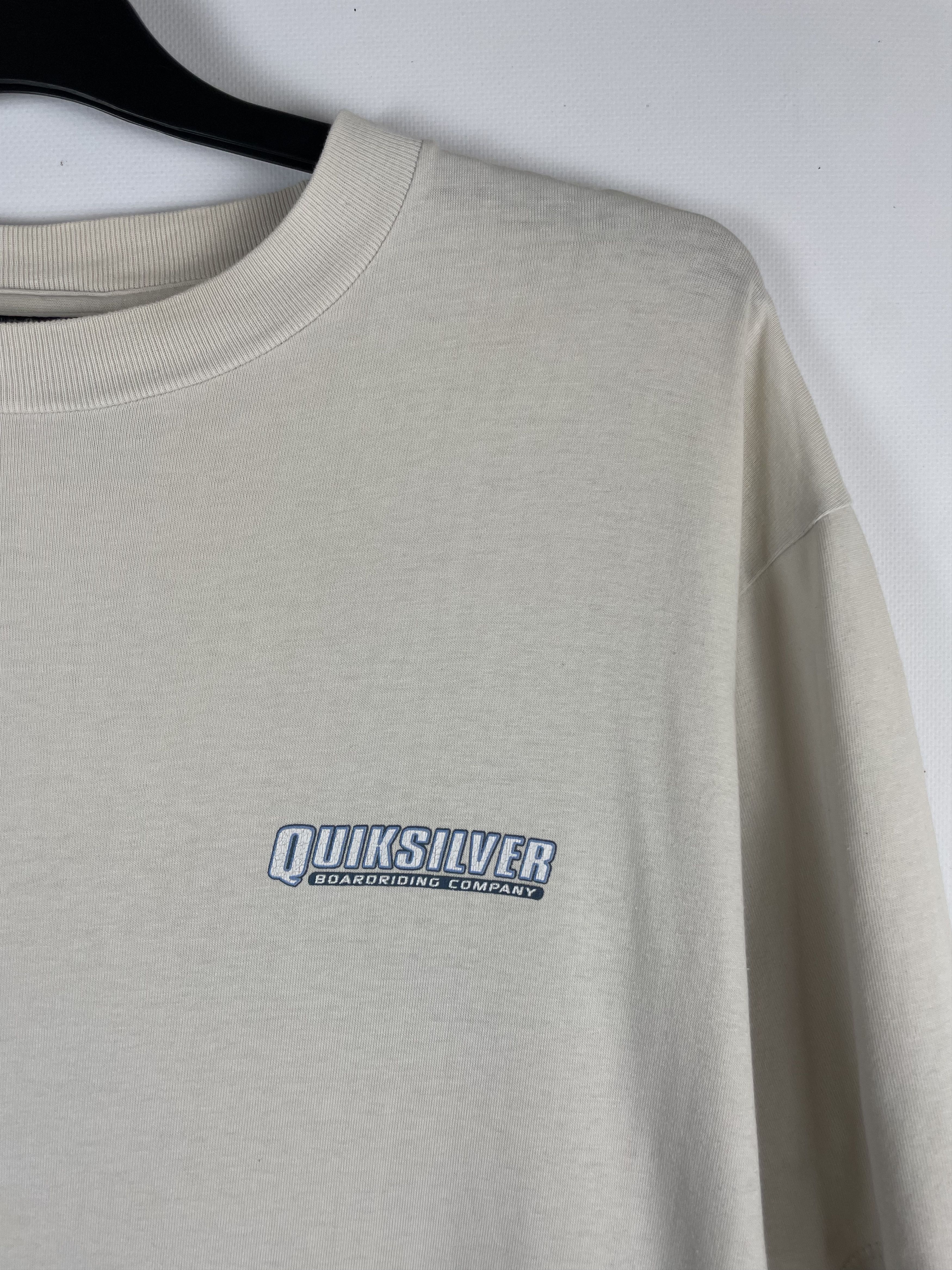 Quiksilver Vintage 90s Surf Quicksilver Big Logo Tee Size US L / EU 52-54 / 3 - 6 Thumbnail