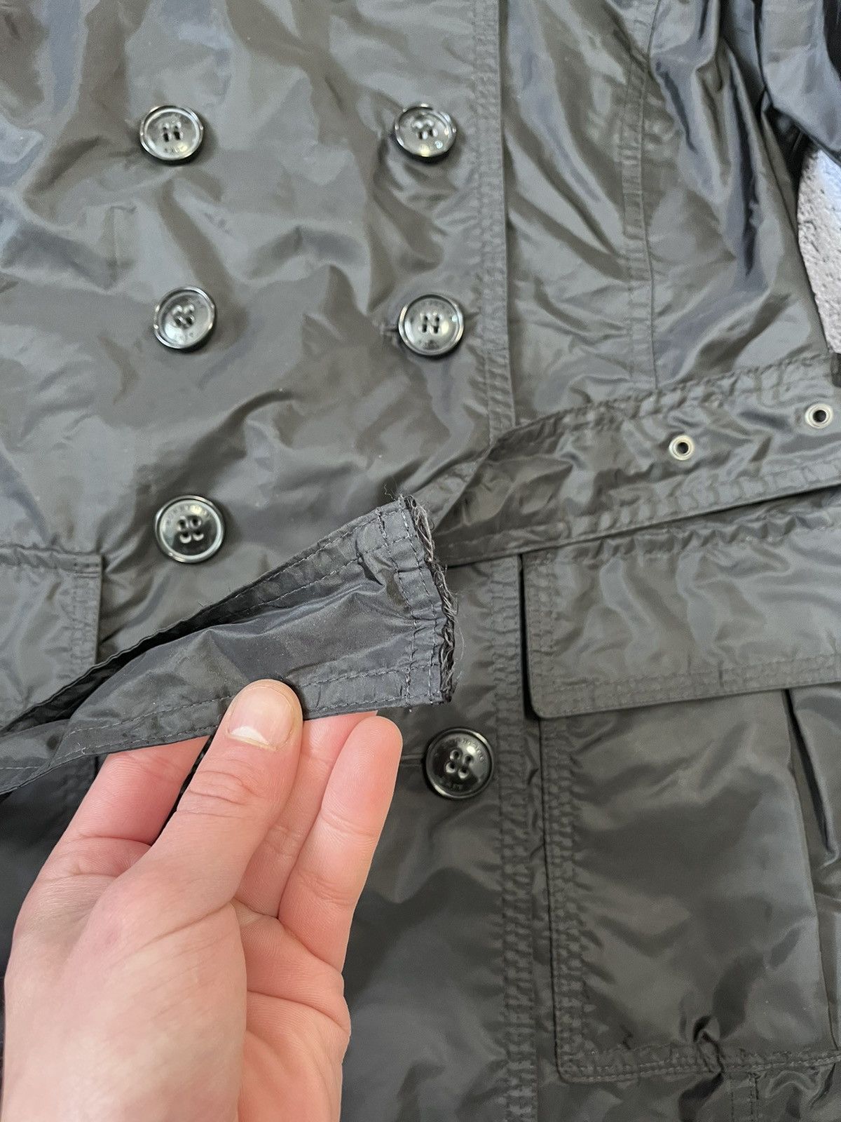 Burberry × Burberry Prorsum Burberry Brit Women Jacket Light Windbreaker Nylon Black Size S / US 4 / IT 40 - 14 Thumbnail