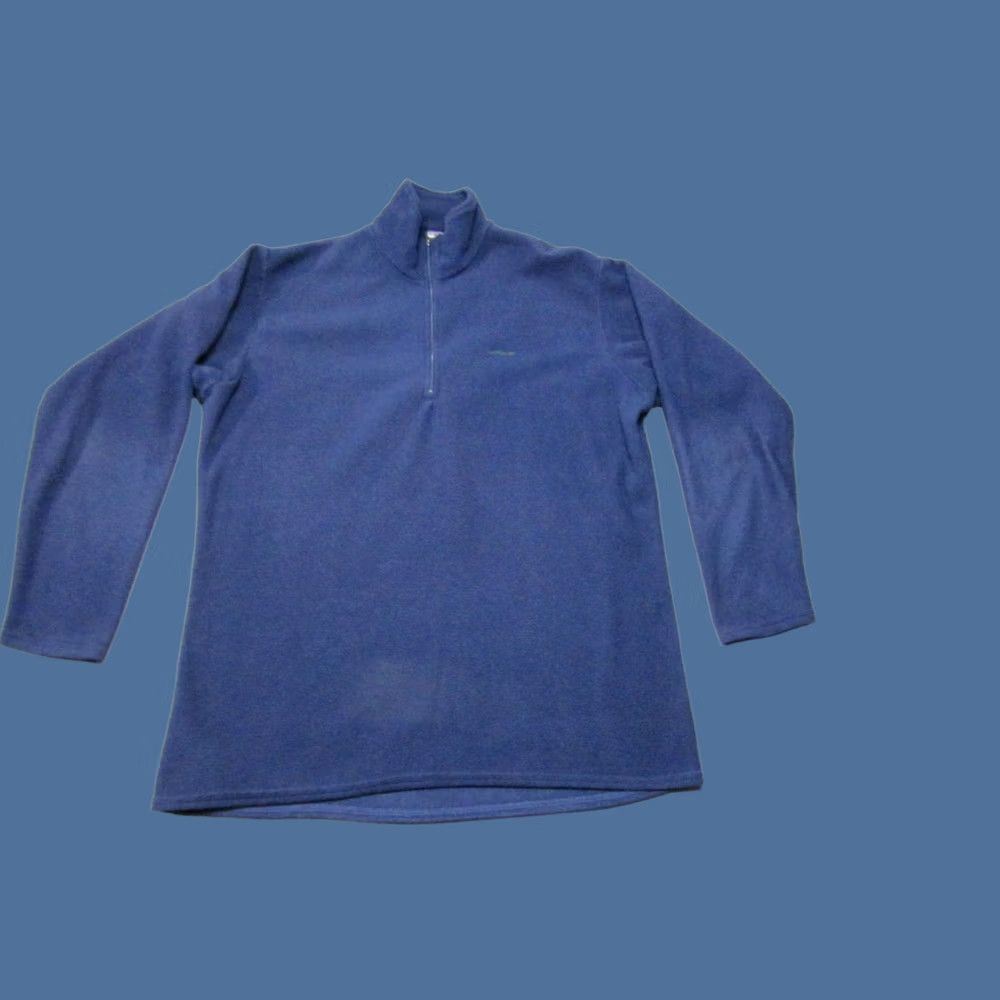 Patagonia VINTAGE Patagonia Capilene Pullover Fleece Mens Large Blue 1/4 Zip Mock Sweater Size US L / EU 52-54 / 3 - 1 Thumbnail