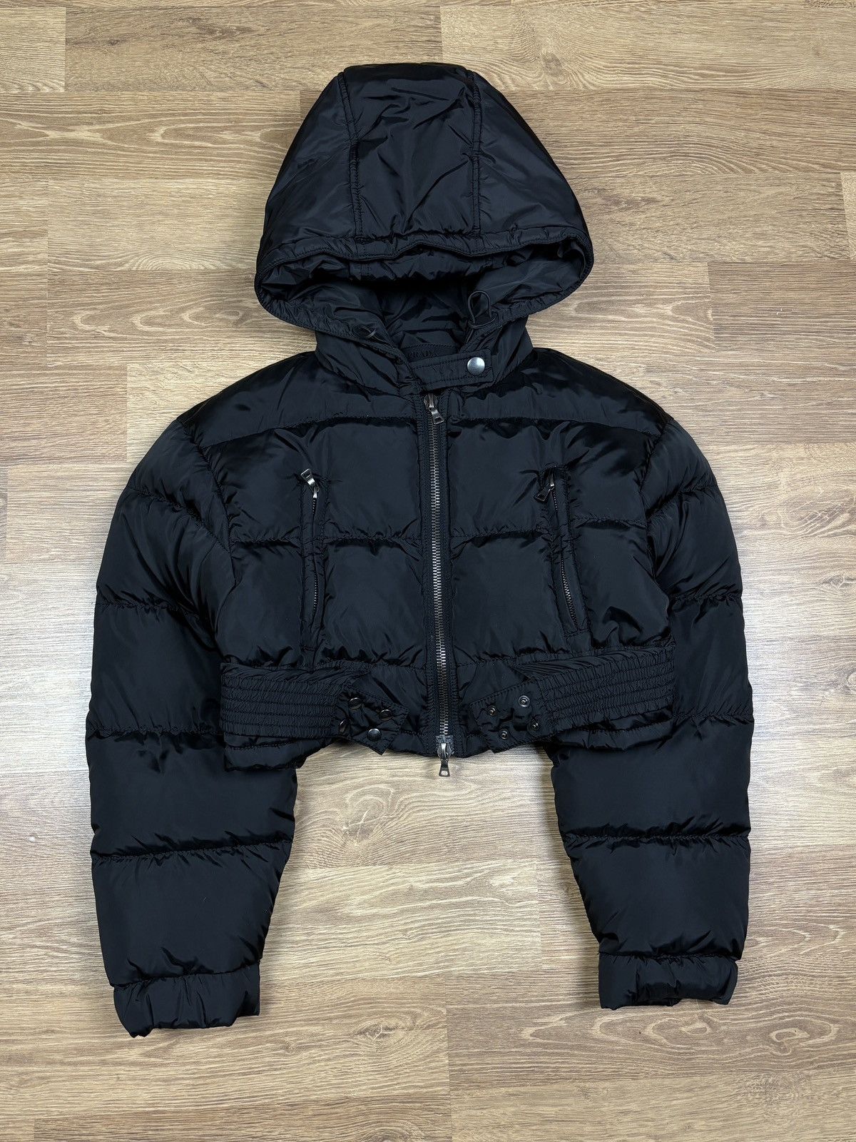 Prada Prada Milano Cropped Down Hooded Jacket Size M / US 6-8 / IT 42-44 - 3 Thumbnail