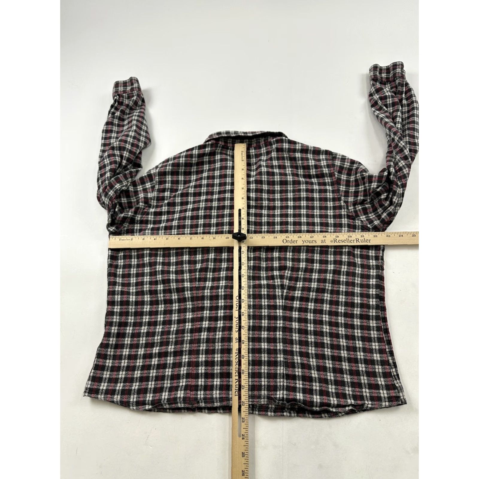 Royal Robbins VINTAGE Royal Robbins Shirt Womens XL Black Red White Plaid Flannel Button-Up Outdoors Size XL / US 12-14 / IT 48-50 - 4 Thumbnail