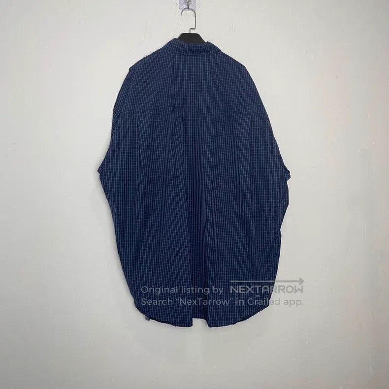 Balenciaga Balenciaga Fake two-piece plaid short-sleeved shirt with f Size US M / EU 48-50 / 2 - 2 Thumbnail