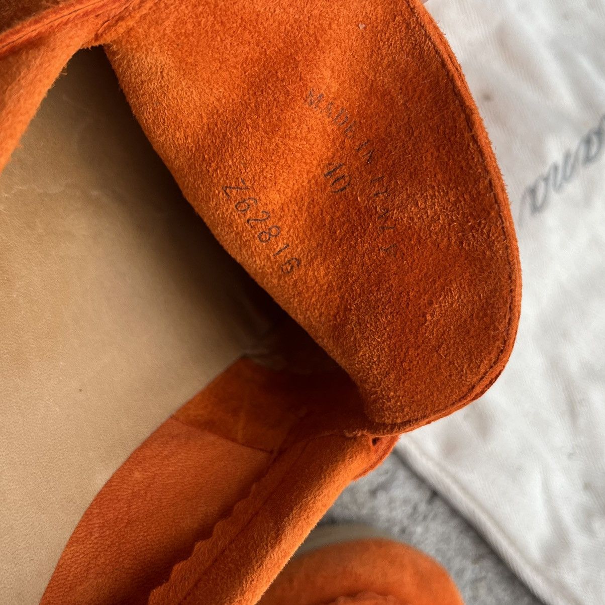 Loro Piana Loro Piana Summer Walk Orange Suede loafers Shoes Size US 10 / IT 40 - 7 Thumbnail